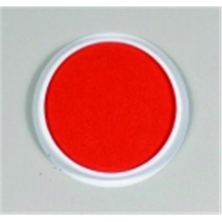 PEN2PAPER Jumbo Circular Washable Stamp Pad - 6 in. - Red PE688176